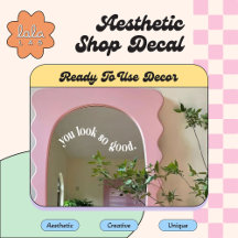 Você Branco Parece Tão Bom Adesivo para Espelho e 