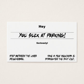 Você Cheira A Estacionar