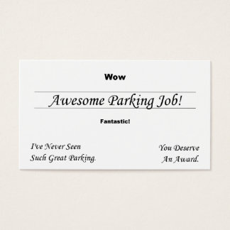 Você Cheira A Estacionar