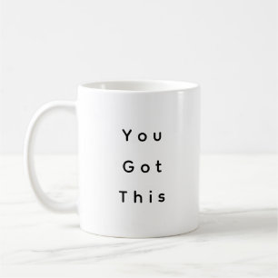 Você Consegue Caneca de Café Motivacional