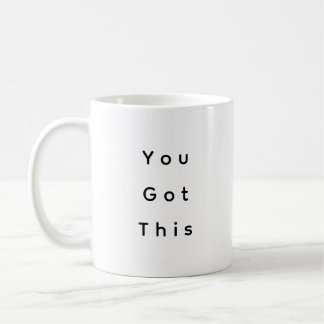 Você Consegue Caneca de Café Motivacional