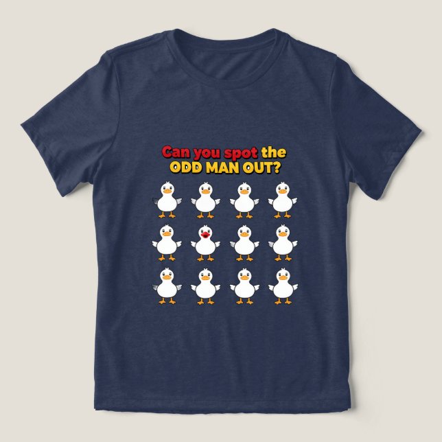 Você consegue identificar o homem estranho engraça (Design frontal)