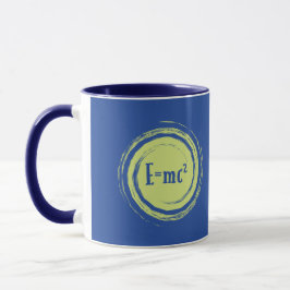 Você de Einstein importa a menos que… caneca azul