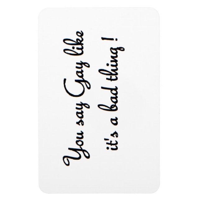 você diz gay retângulo em forma de ímã (Vertical)