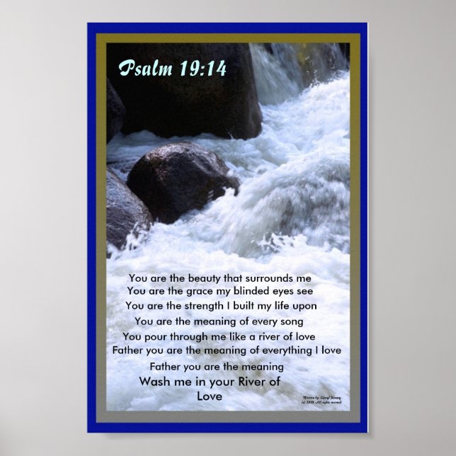 Você é a Beleza que me rodeia Poster (Frente)