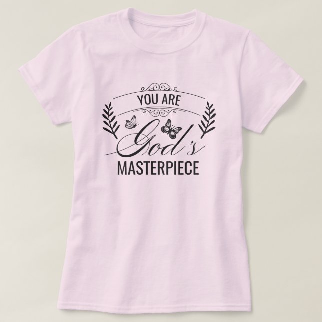 Você é a camisa religiosa mestre de Deus (Frente do Design)