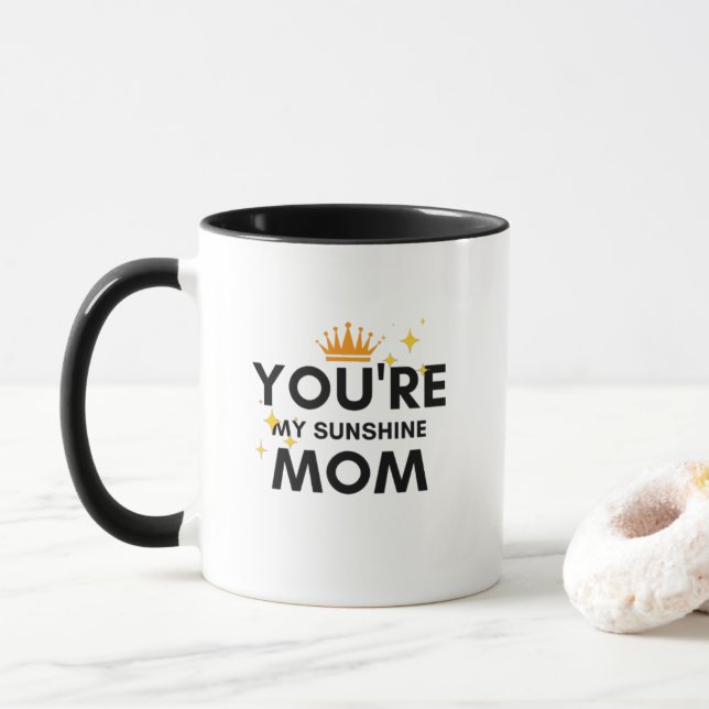 Você é a minha caneca da mãe ensolarada (Com Donut)