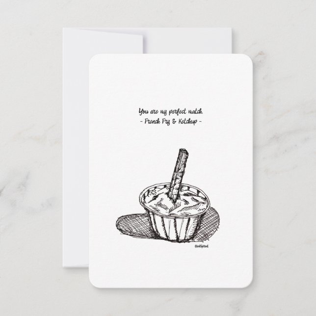 Você É A Minha Correspondência Perfeita, Cartão Si (Frente)