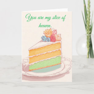 Você é a minha fatia do cartão de férias do céu