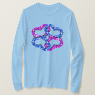 Você É Amada Camiseta Manga Longa para Senhoras