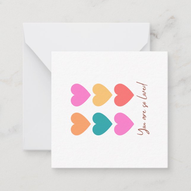 Você é amado - Cartão de Dia de os namorados (Frente)