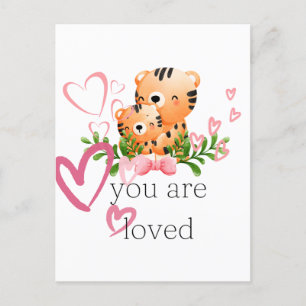 Você é Amado cartão postal Tiger