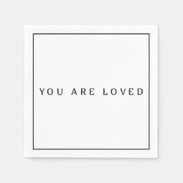 Você é amado Guardanapos de Papel, Coquetel Padrão