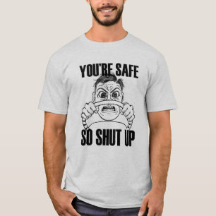 VOCÊ É camisa ACIMA ASSIM FECHADA SEGURA
