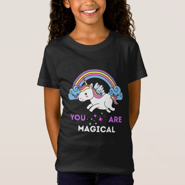 Você É Camiseta de Unicórnio Mágico (Frente)