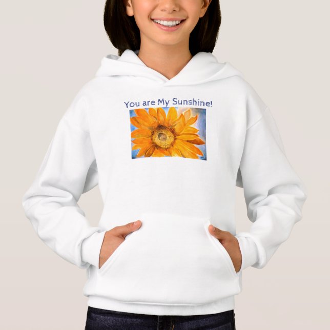 Você é camisola do Hoodie da minha menina da luz (Frente)