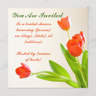 "Você É Convidado" Convite Tulip Square