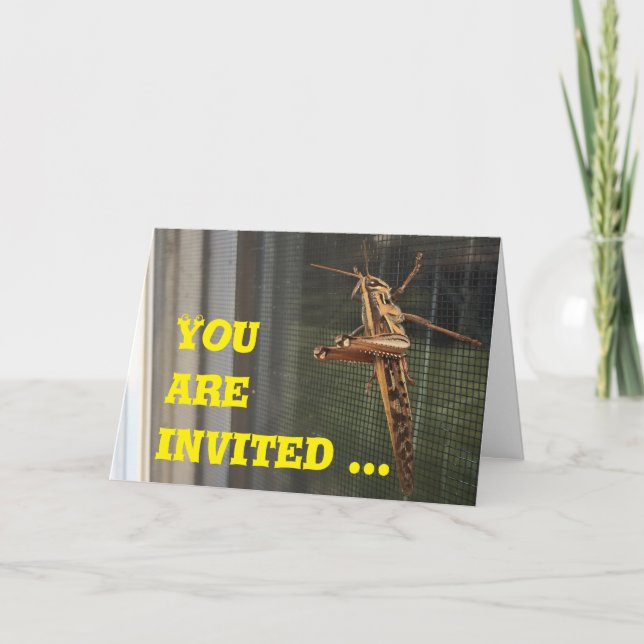 Você é convidado para sair, cartão (Frente)