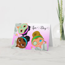 Você é Convidado para um Convite para o Dia do Spa