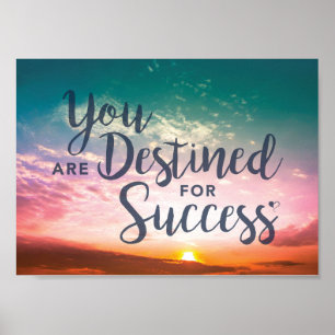 Você é destinado para o poster do sucesso