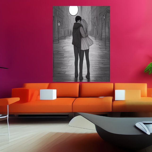 Você e eu | AI Art Poster (Criador carregado)