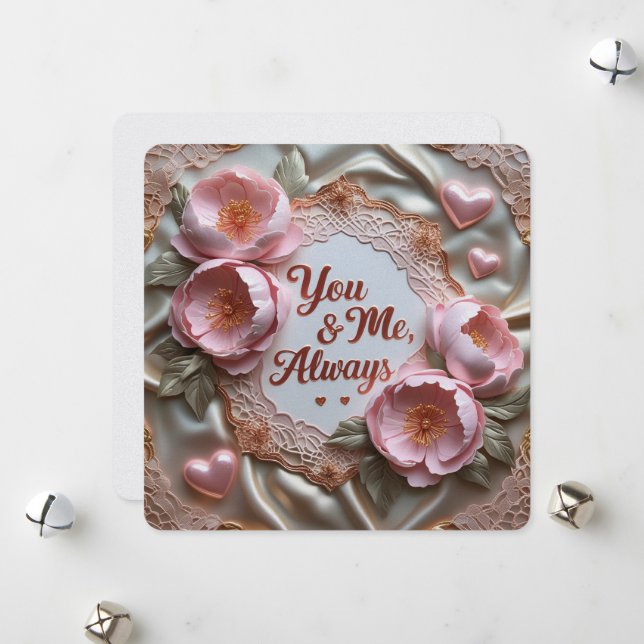 Você e eu, sempre cartões de namorados (Frente/Verso In Situ)