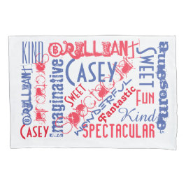 Você é impressionante! Branco vermelho e azul