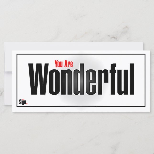 Você é maravilhosa (Frente)