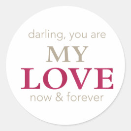 você é meu adesivo de amor