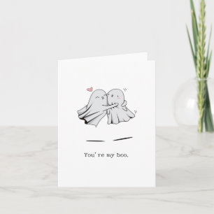 Você É Meu Boo Card - Cartão de Boas Festas de Amo