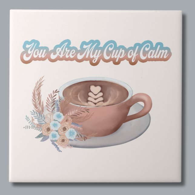 Você É Meu Café Boho Latte Calmo  (Criador carregado)