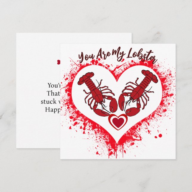 Você É Meu Cartão De Aniversário De Amor Engraçado (Frente/Verso)