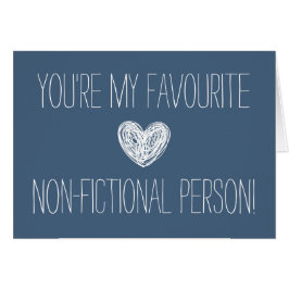 Você é meu cartão não-imaginário favorito da