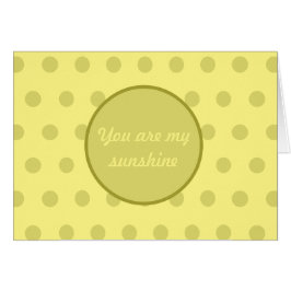 Você É Meu Cartões De Vazio (Amarelo-Manteiga)