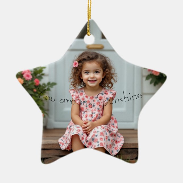 Você É Meu Enfeites de natal De Sushine (Frente)