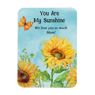 VOCÊ É MEU SOL GIRASSOL ÍMÃ (Personalize)