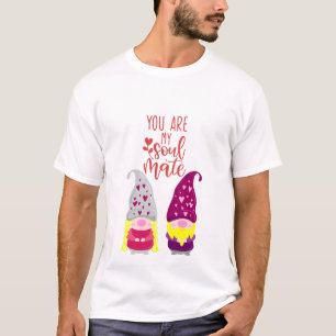 Você É Minha Alma Gêmea Tipografia Camiseta