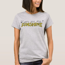 Você é minha camisa da luz do sol