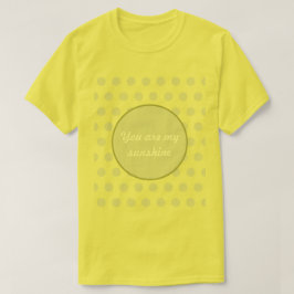 Você É Minha Camisa De Bolinhas Solar (Manteiga)