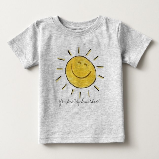 Você é minha luz do sol! Camisa infantil (Frente)