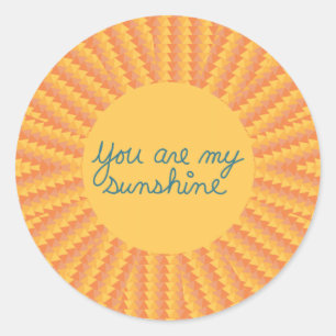 Você é minha luz do sol - etiqueta