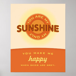 Você é minha luz do sol. - poster
