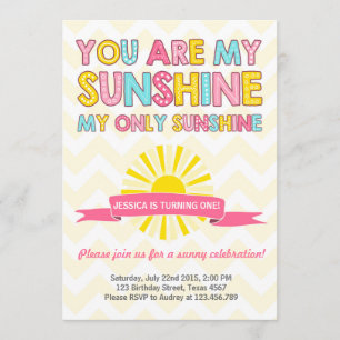 Você é minha menina do convite do aniversário d