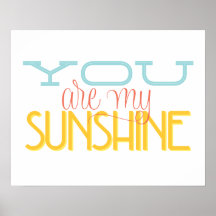 Você É Minha Poster De Sol