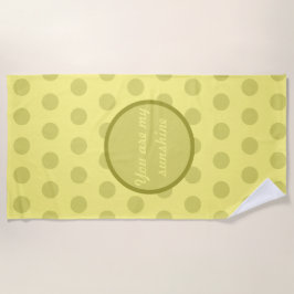 Você É Minha Toalha Sunshine Beach (Amarelo-Mantei