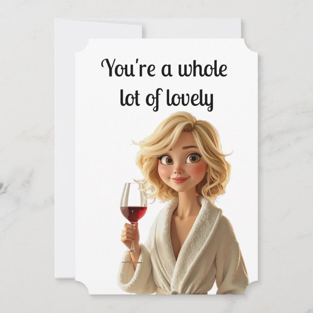 Você é muito adorável (Saudação Romântica) (Frente)