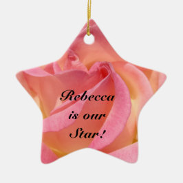 Você é nossa Estrela! enfeites Rosa Rosa Outono Co