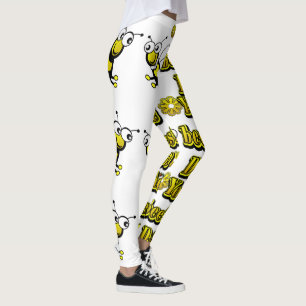 Você é o bees Knees Daddio Dancing Bees Leggings