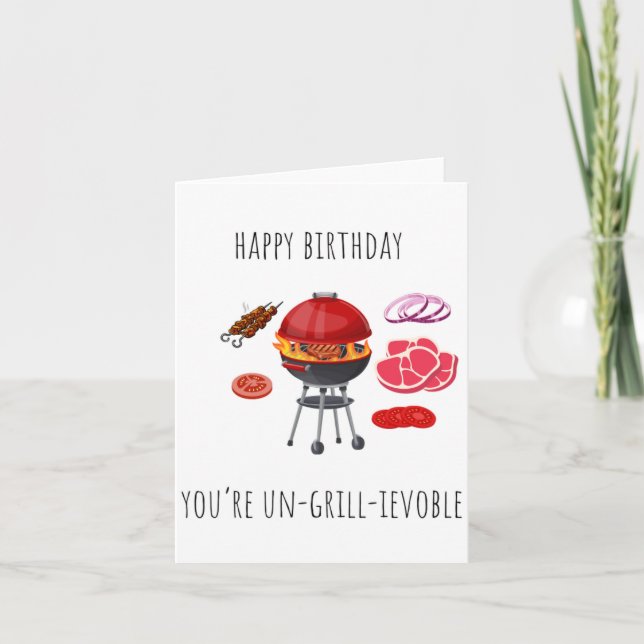 Você é o Cartão de Aniversário do Un-Grill-Ievoble (Frente)