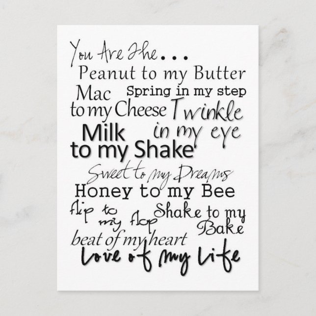 Você é o... Cartão Postal (Frente)